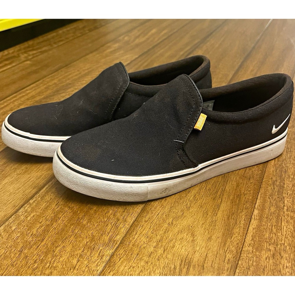 Nike Court Royale AC SLP Slip-On Women Sneakers Black BQ9138-001 Sz 7